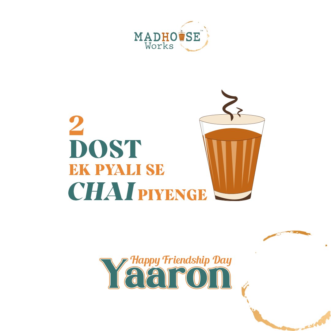 MadhouseWorks's tweet photo. Few people live rent-free for life, in our hearts. We have dedicated this post to all those bonds. Happy Friendship Day Yaara!
#HappyFriendshipDay2022 https://t.co/MJYnb0BcYw