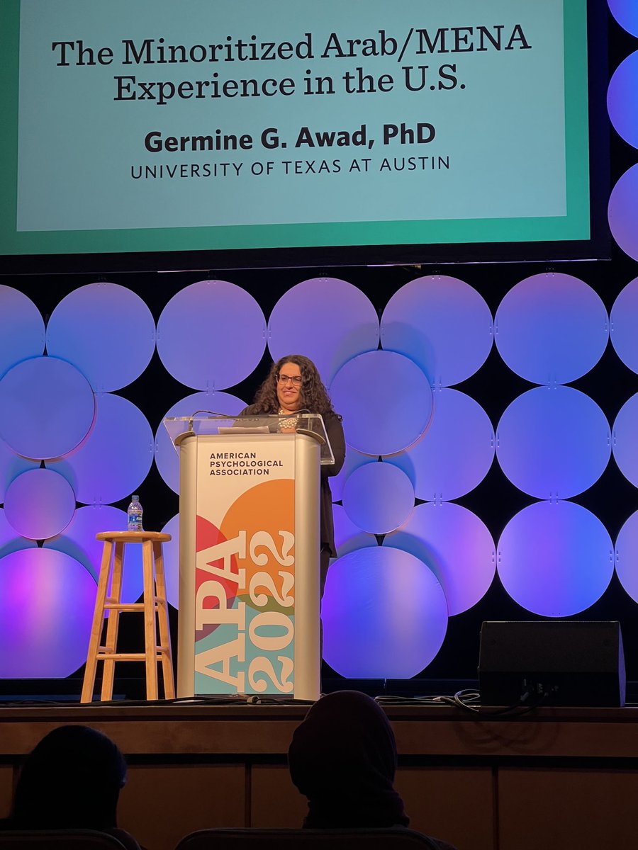 KevinCokley1's tweet photo. Congratulations to ⁦@Dr_GigiAwad⁩  for being a featured speaker at the APA convention! #APA2022 https://t.co/irBCMaMmmk