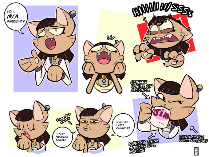 some Mau faces 🐱 