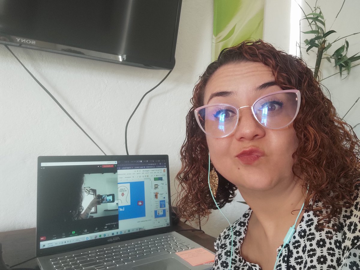 crbuitrago's tweet photo. Stude ts working #actively on breakout rooms, and me...well, taking selfies! #ActiveLearning #studentCentered #guideontheside https://t.co/Hdg2Wutbw1