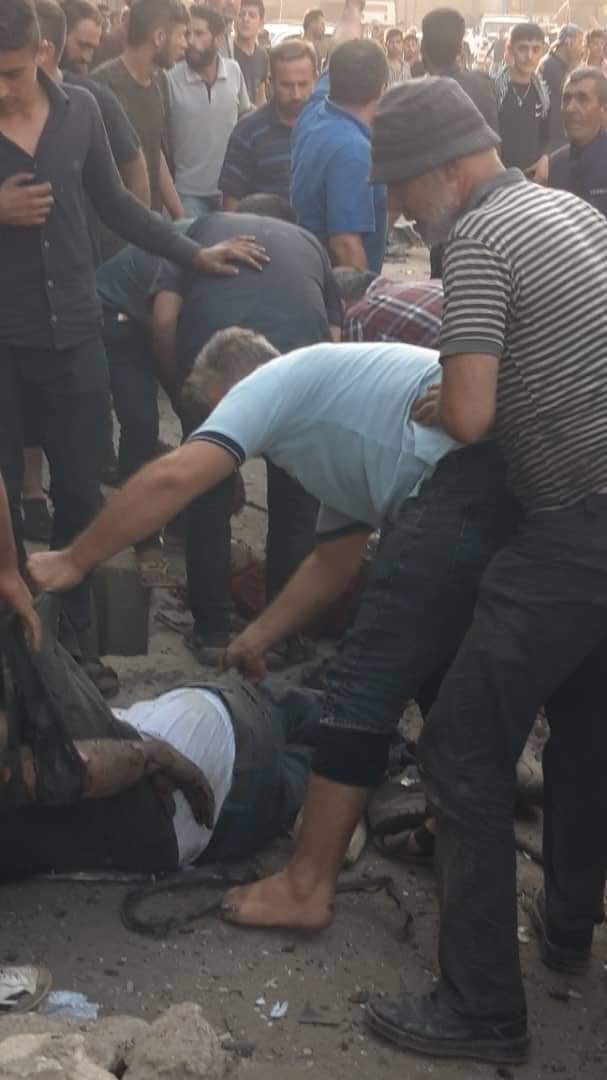 NalinMisto's tweet photo. Li Qamişlo beriya du saetan dirûna dewleta tirk otomobîlek hedef girt û şehîd û birîndar jî hene. https://t.co/LFsfCrACjV