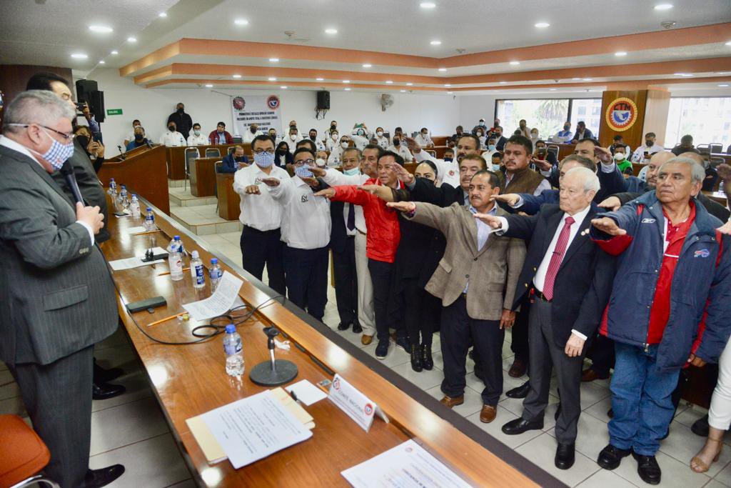 CTM_MX's tweet photo. Con el voto personal, libre, secreto y directo, las y los cetemistas de la Federación de Trabajadores de Hidalgo, eligieron con el 100% a favor en su Congreso Estatal Ordinario, a su nuevo Comité encabezado por Jesus Priego Calva para el periodo 2022 - 2028. https://t.co/LSO28124iw
