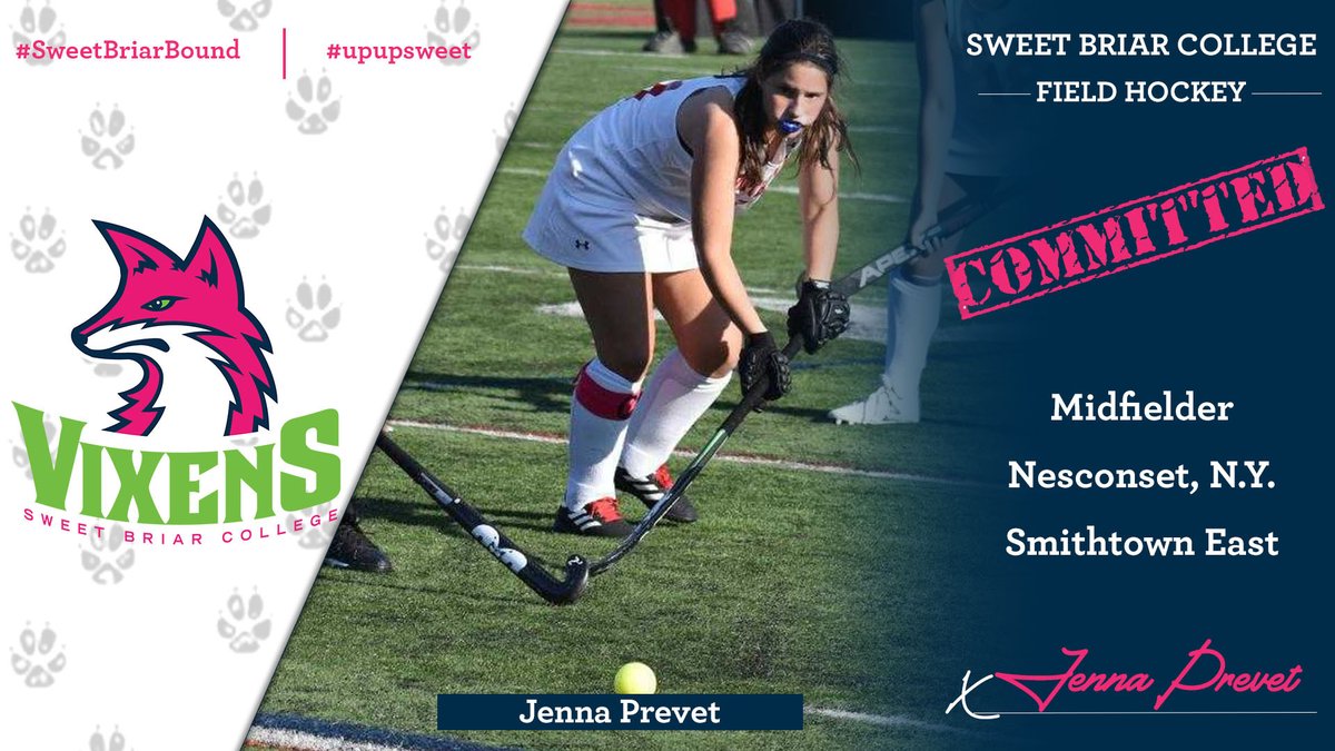 VixenHockey's tweet photo. 📣Welcome JENNA PREVET to the SBCFH Class of 2026!!! 📣
📍Nesconset, NY
🎓 Smithtown High School East
🏑 Strong Island FHC
📚 Pre-Law Track ⚖️
#WelcometotheDen🦊 #Team102
@sbcvixens @sweetbriaredu #signed #committed #vixenFIERCE #SweetBriarCollege #SigningSaturday https://t.co/yPYVijoumU