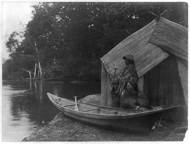 This weekend, Coast Salish people are on the waters fishing. This is how that used to look. This is a Skokomish fishing camp. Photo courtesy of the Library of Congress.