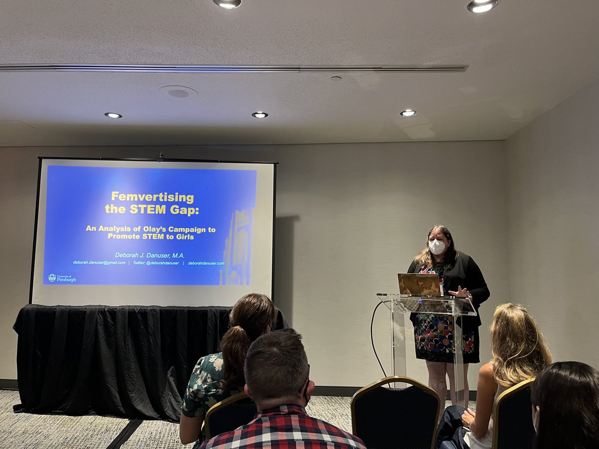 Here’s a recap of my presentation, Femvertising the STEM Gap: An Analysis of @OlaySkin Campaign to Promote #STEM to Girls, from today’s @CSW_AEJMC paper session. #AEJMC22 #AcademicTwitter #femvertising #MakeSpaceForWomen #FaceTheSTEMGap #DecodeTheBias