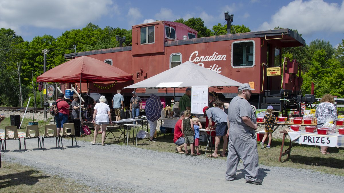VisitFrontenac's tweet photo. Hey everyone. A few shots from Caboosefest in Sharbot Lake earlier today. A good time was had by all. Another great event #InFrontenac https://t.co/F4mEnsvmqd