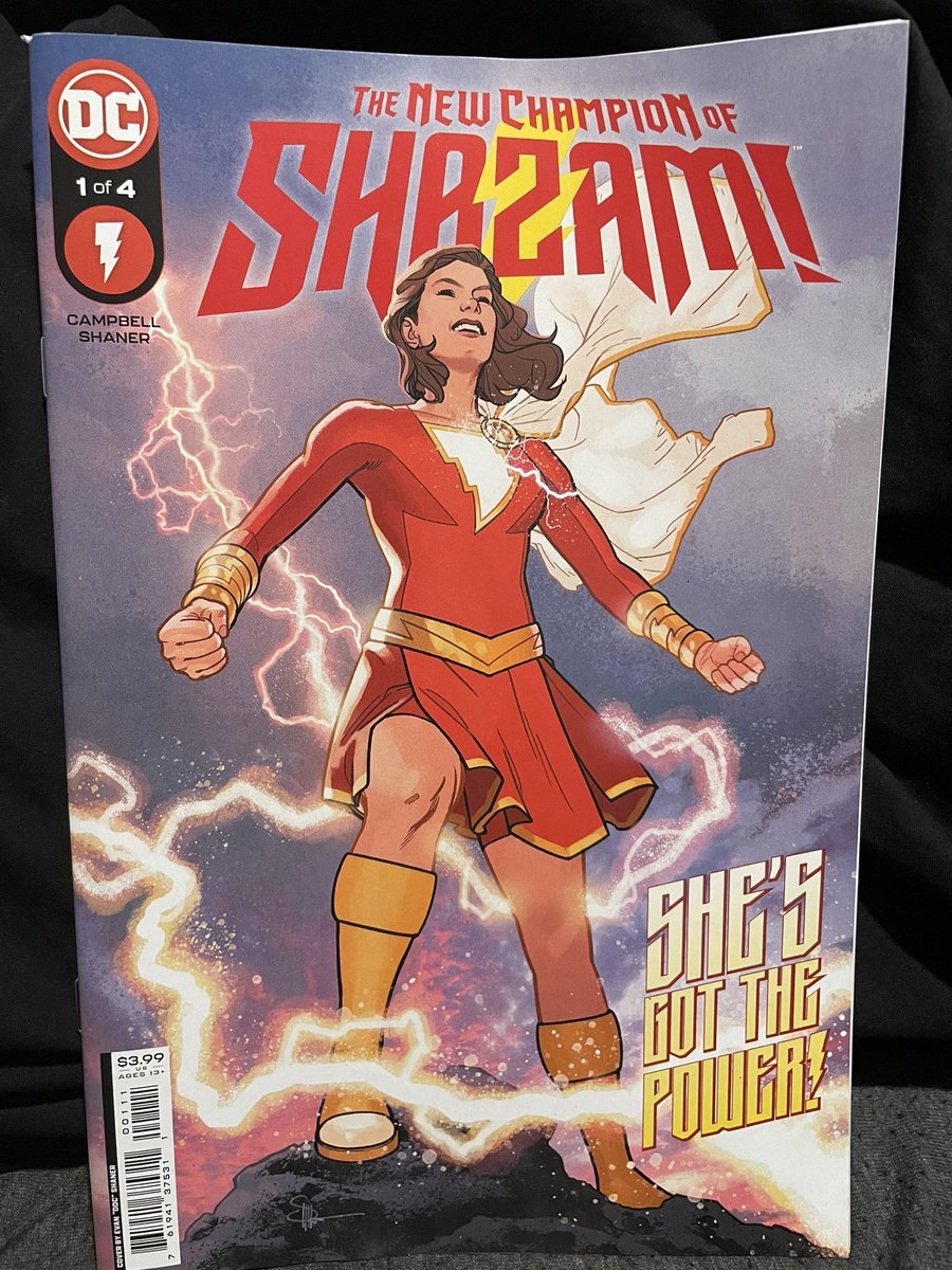 OK. DC. Please make this an ongoing. This book is incredible. The New Champion of Shazam 1 @dccomics @cozyjamble @docshaner @becca_see  bit.ly/3QnjrQN