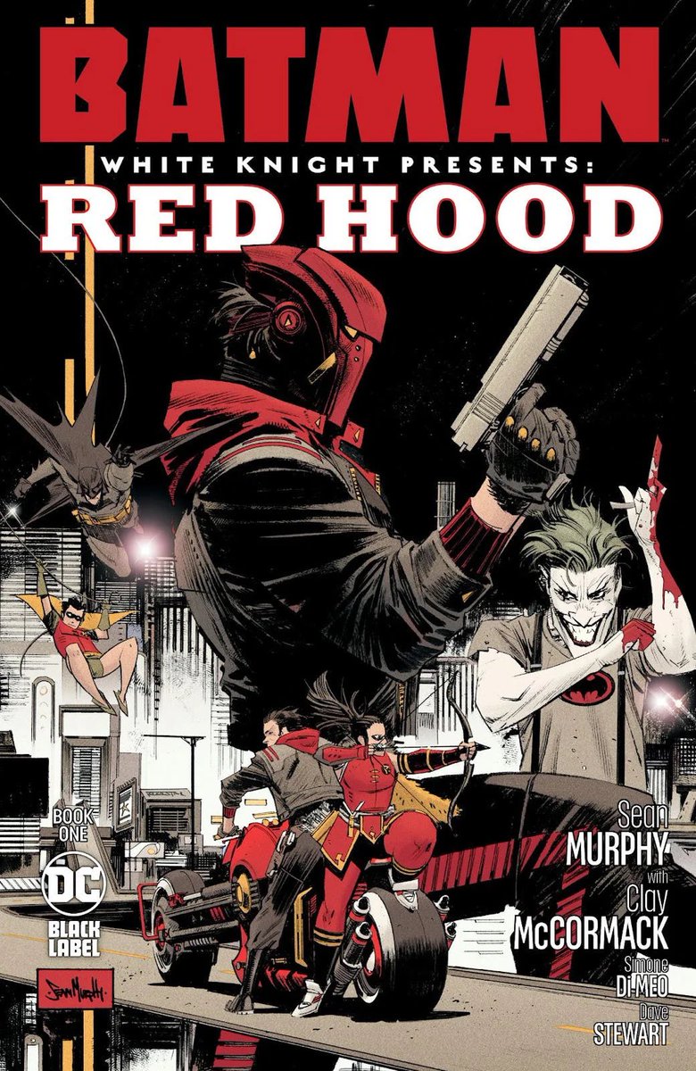 Jason Todd gets his own Murphyverse book. Batman White Knight Presents Red Hood 1 @dcomics @seanmurphyart @cmccormack414 @simonedimeo_ @dragonmnky @andworlddesign  bit.ly/3QnjrQN