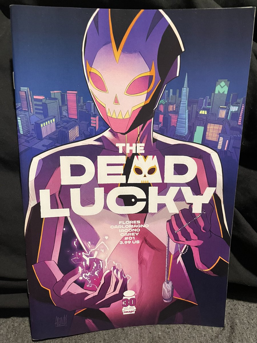 Keep making them, we'll keep buying them. Dead Lucky 1 @imagecomics @misty_flores @french86_ @iacono_mattia @becca_see  bit.ly/3QnjrQN