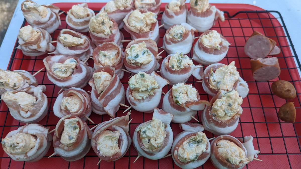 Halfinkedbbq's tweet photo. Getting some pigshots ready for a day by the pool! https://t.co/GJlQo4fXeX
