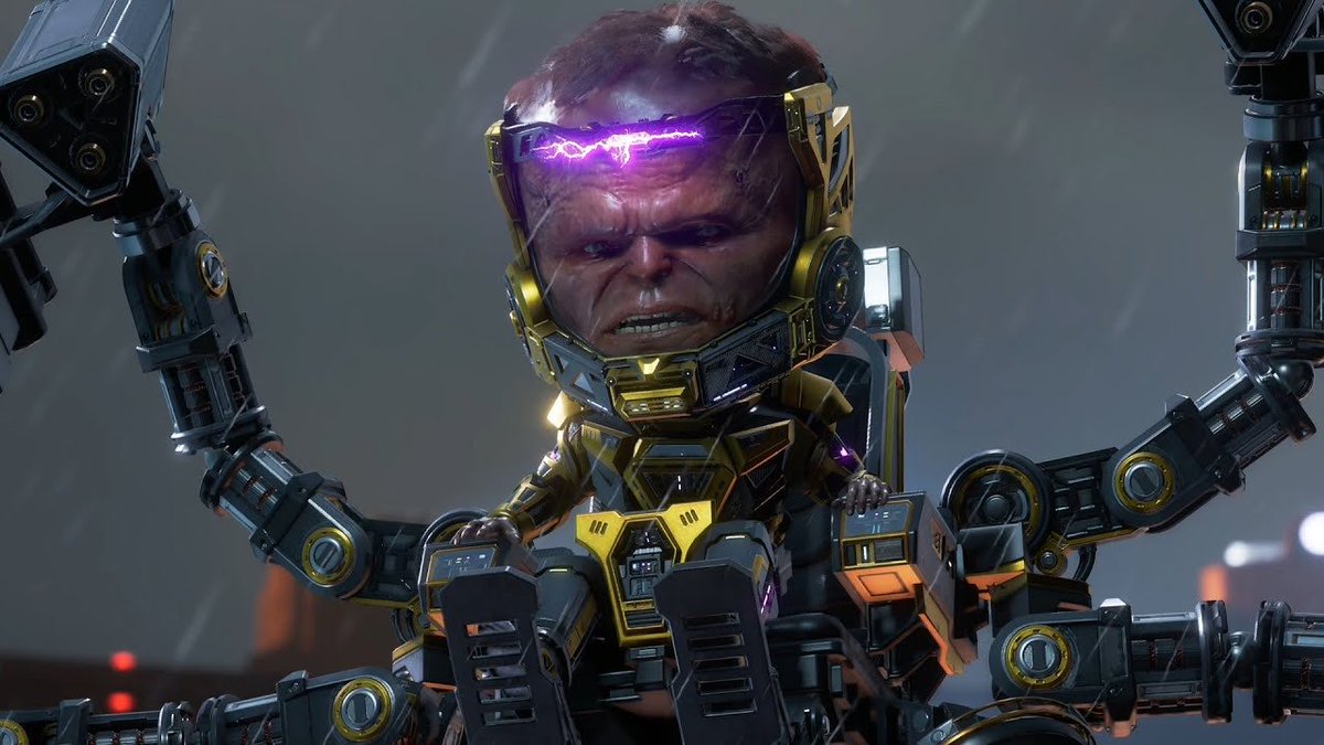 borithium2's tweet photo. you know you’re done when the avengers game has a better design https://t.co/5Wr2WU9v6h