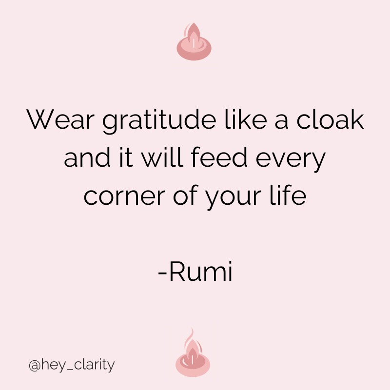 Wear gratitude like a cloak and it will feed every corner of your life. - Rumi
🥰🥰🥰