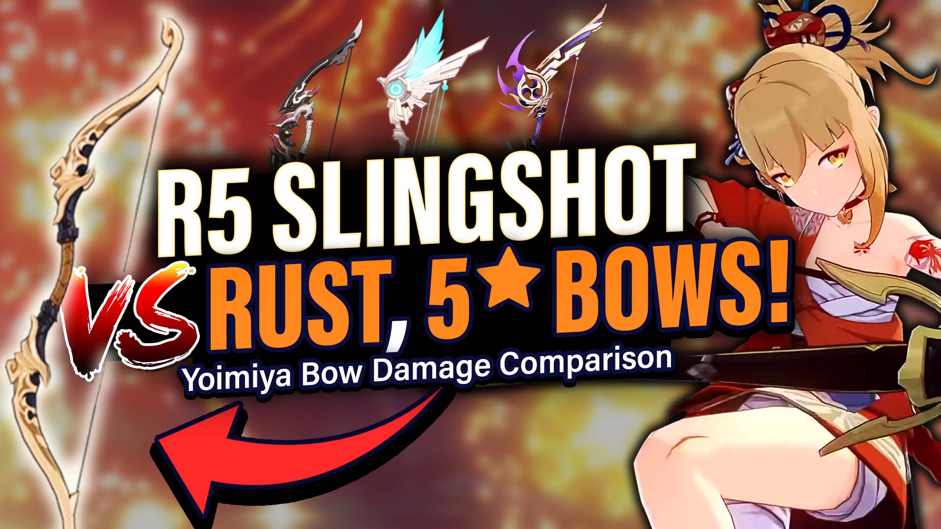 Sevy on X: Yoimiya on SLINGSHOT vs Rust, Skyward Harp, and