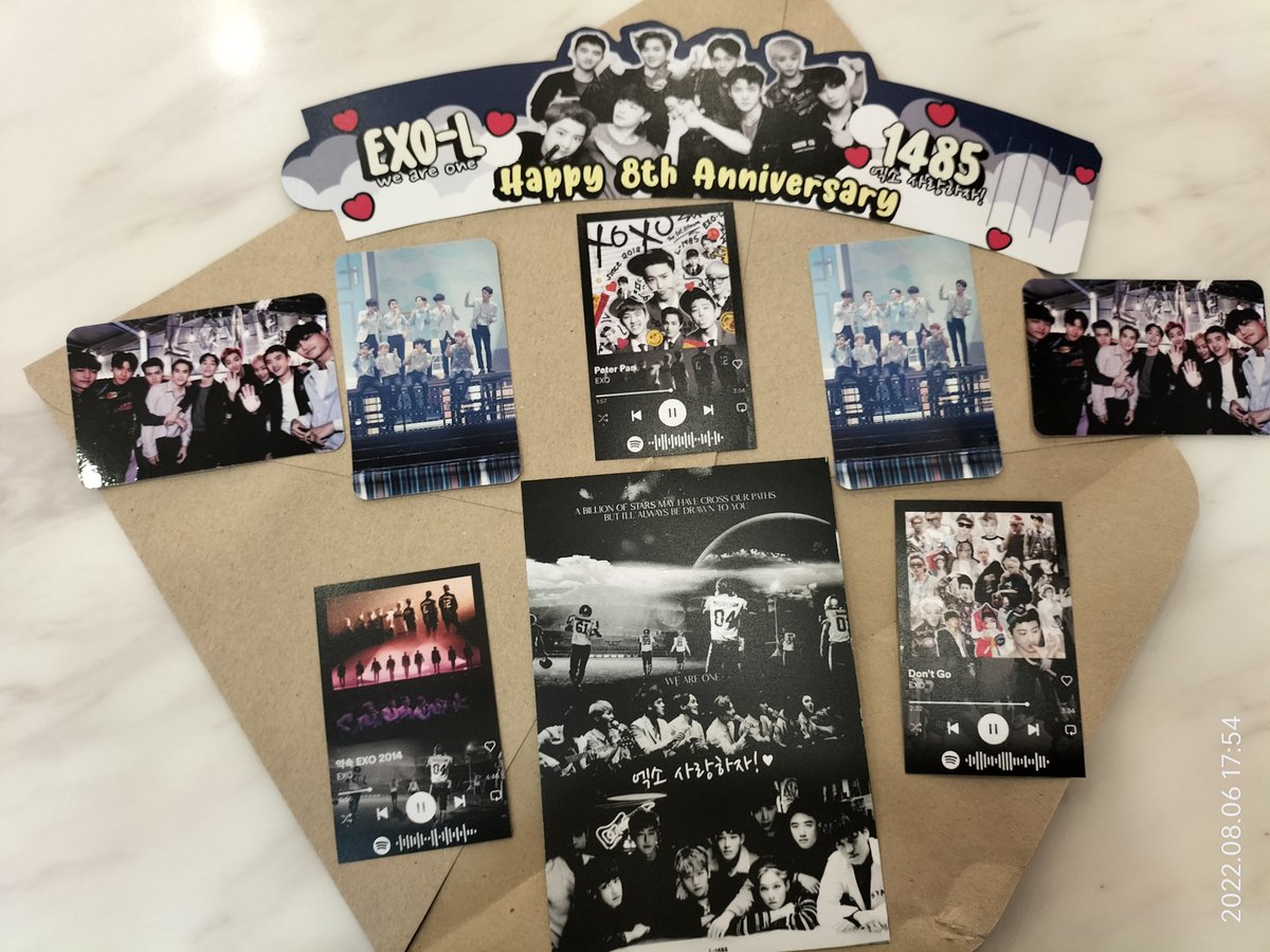 erijaderabbit's tweet photo. Last day of EXO-L 8th Anniversary celebration and I got the last bundle of cuspleeve. Buti nlang umabot pa 🥰 salamat @exofrennys 🙏😘
Happy 8th birthday Eris 🤍🎂🎇🎉
Proud EXO-L here ✋🫶 L-1485 
#HappyEXOLDay 
 #EXOLoveTurns8 #EXO @weareoneEXO @B_hundred_Hyun
@layzhang https://t.co/RuCB9nTjiq