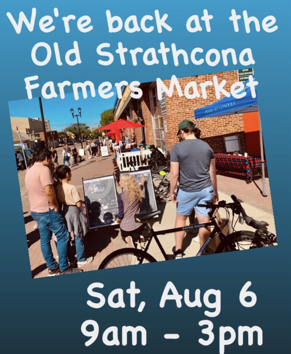 Have questions about the gondola? We are at the Old Strathcona Farmers Market today!

#yeggondola #prairieskygondola #yeggers #yegcc #yegdt #yeg