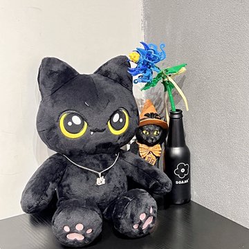wait, the adorable black cat plushie that jake was adoring on yesterday's fansign is actually a Jay plushie made by JayChinaBar.. now jakey has both the cat jay and the real jay in their room, i'm actually soft jayke TTTTTTTT