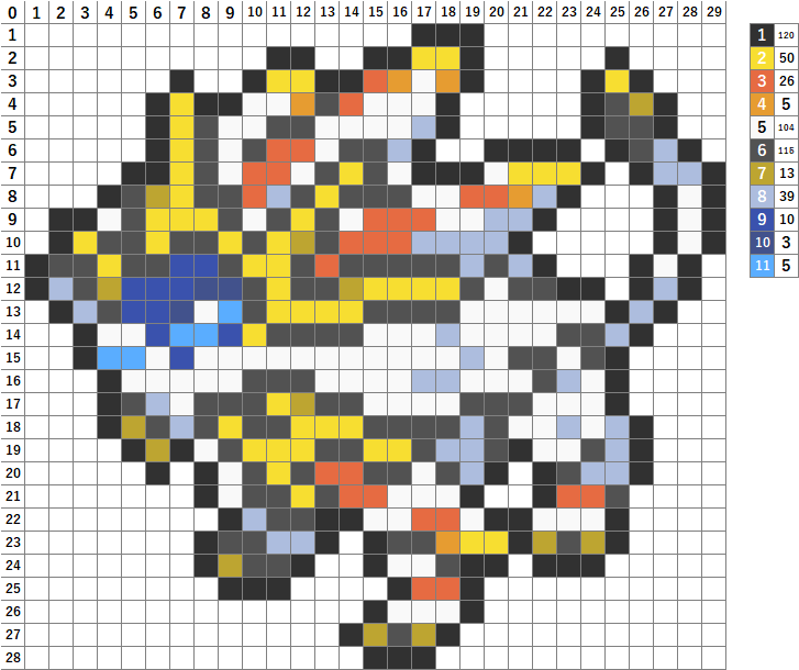 なやここ ポケモンアイロンビーズ図案つくる人 Nayakoko Game Twitter