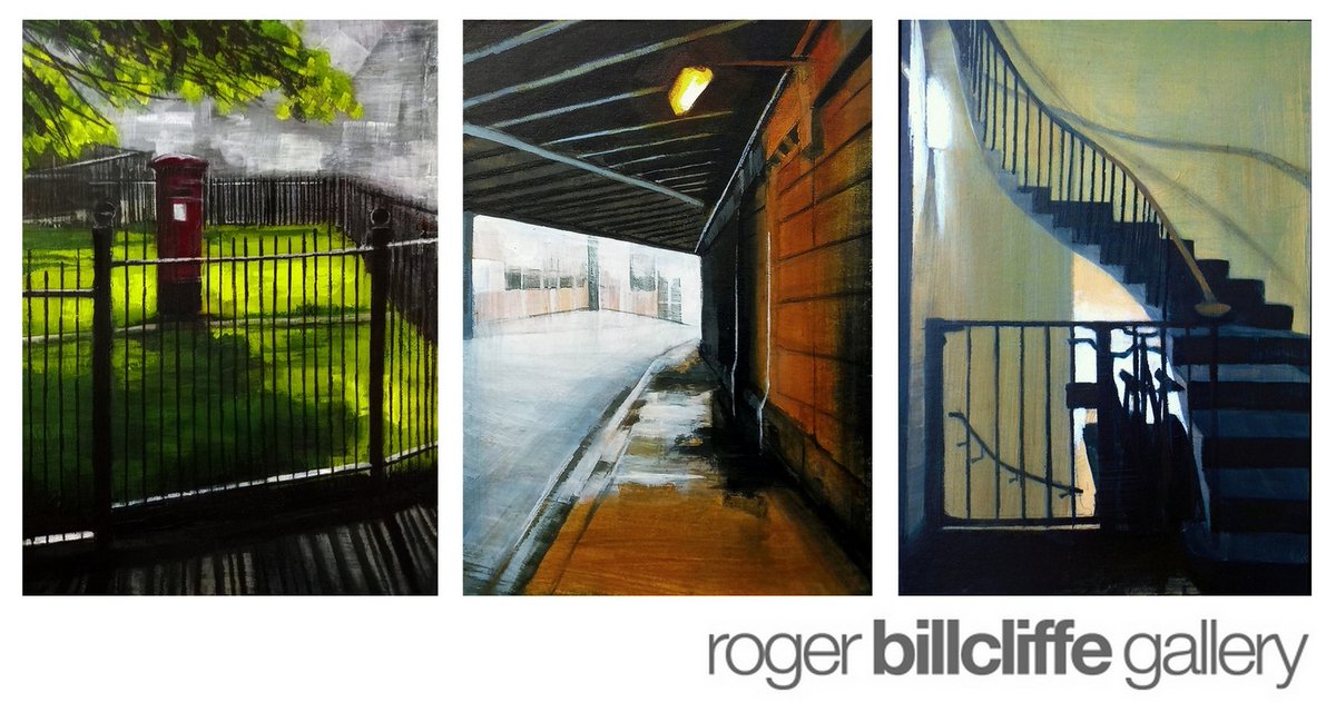 Some of my small-scale work currently with @BillcliffeArt Gallery:

The Post  |  Tunnel  |  Close
21x15cm acrylic & oil on board
billcliffegallery.com/artists/lindse…
part of the @ownartscheme

#art #painting #cityscape #infrastructure #urbanarteries #pedestrianroutes
#Glasgow #Scotland