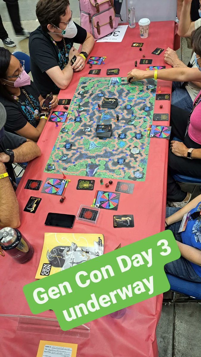 3RoguesGaming's tweet photo. Gen Con Day 3 events underway. Headless Horseman and ZomPie.
#gencon2022 #gencon #3roguesgaming #headlesshorseman #zompie https://t.co/folYUqT4rJ