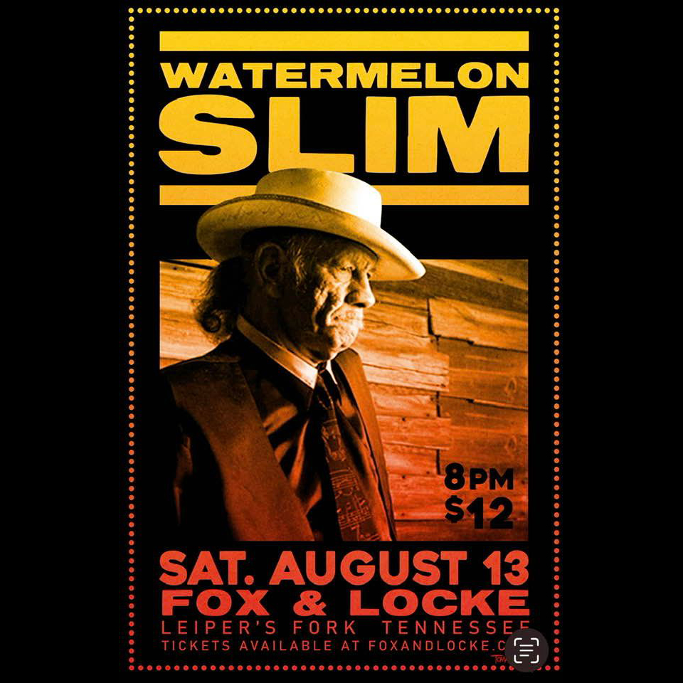 Everybody read below (on FB page). I am in the midst of a miraculous recovery. I will be playing at Fox and Locke on Saturday, August 13,. I've had plenty of serious injuries, but never had one heal so quickly as this one.
For tickets, please visit foxandlocke.com/event-details/…