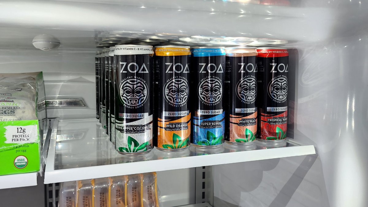REDRevolverDes's tweet image. @TheRock do think I need more @ZOAenergy drinks? I have space for more..