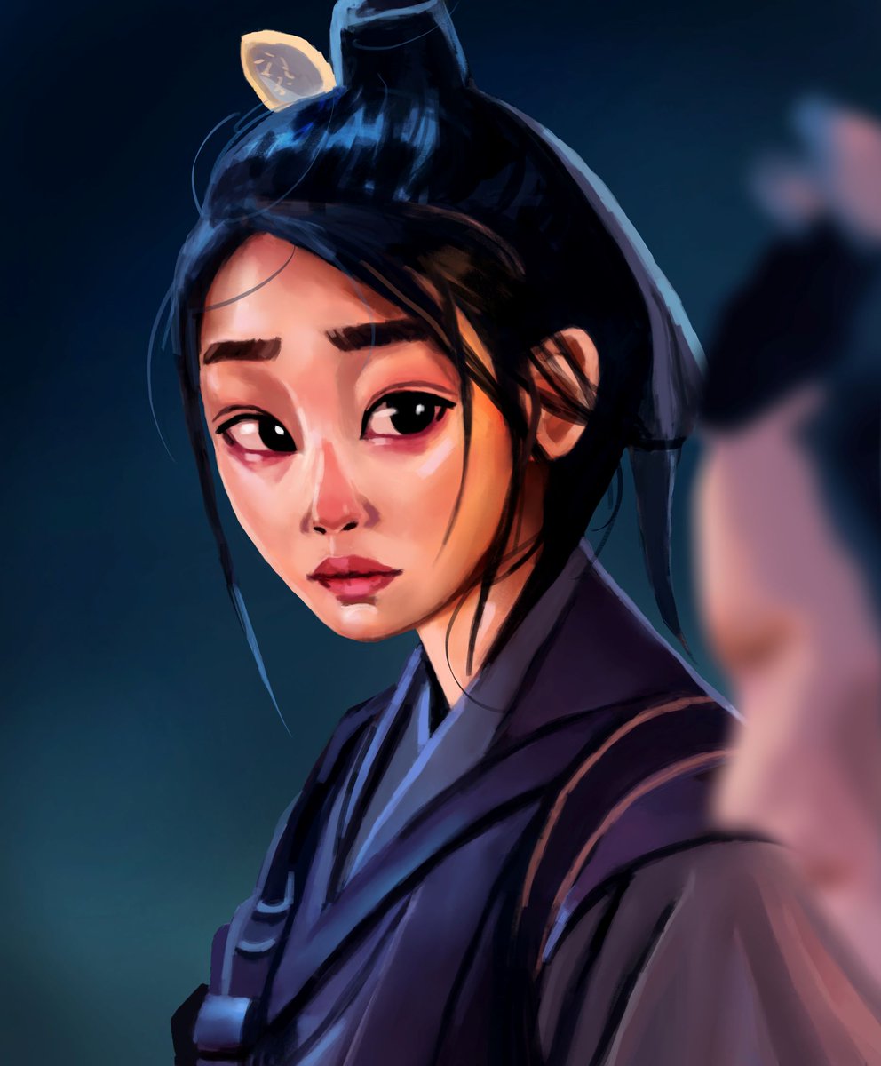 ambitrin's tweet photo. This was my 3rd attempt at painting this, at least it looks like her🥹... 
#hoteldelluna #leejieun #manwol #jangmanwol #iu  #jieun #iufan #iufans #chansung #kpoptwt  #kdramascenes #kdramafan #kdramafanart #kdramalovers #ArtistOnTwitter #arttwt #artshare #artmoots #rtArtBoost https://t.co/Z3c3oEDOWO