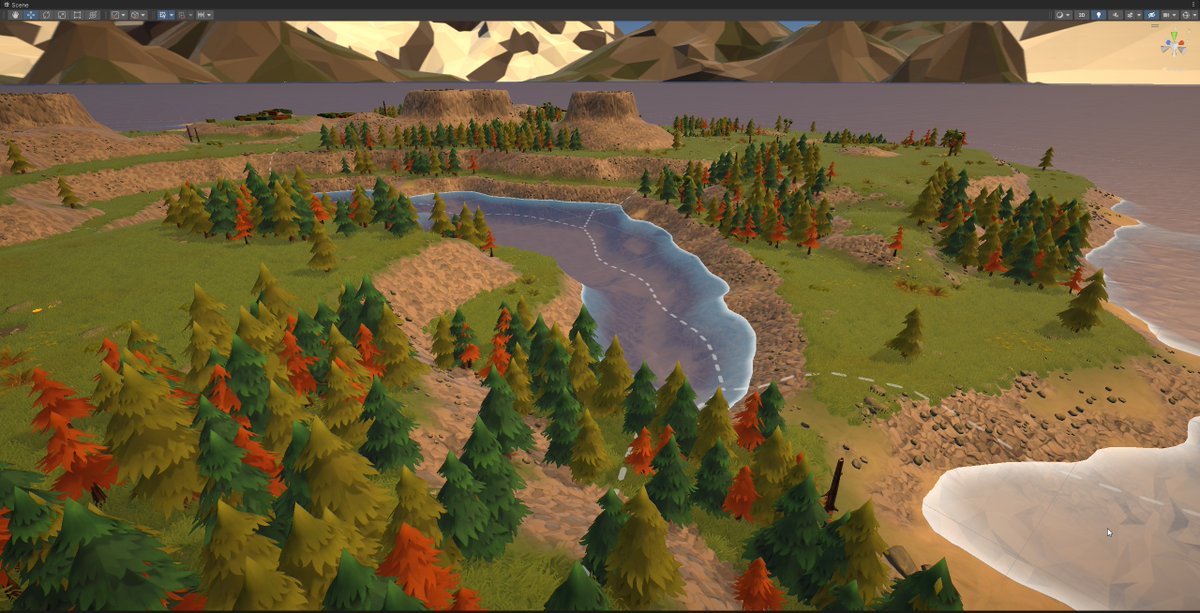 RequiosDev's tweet photo. A closer look at the island that you will get to explore and colonize in Project Whisperwood. #indiedev #madewithunity #screenshotsaturday https://t.co/3hWuAzY5qs
