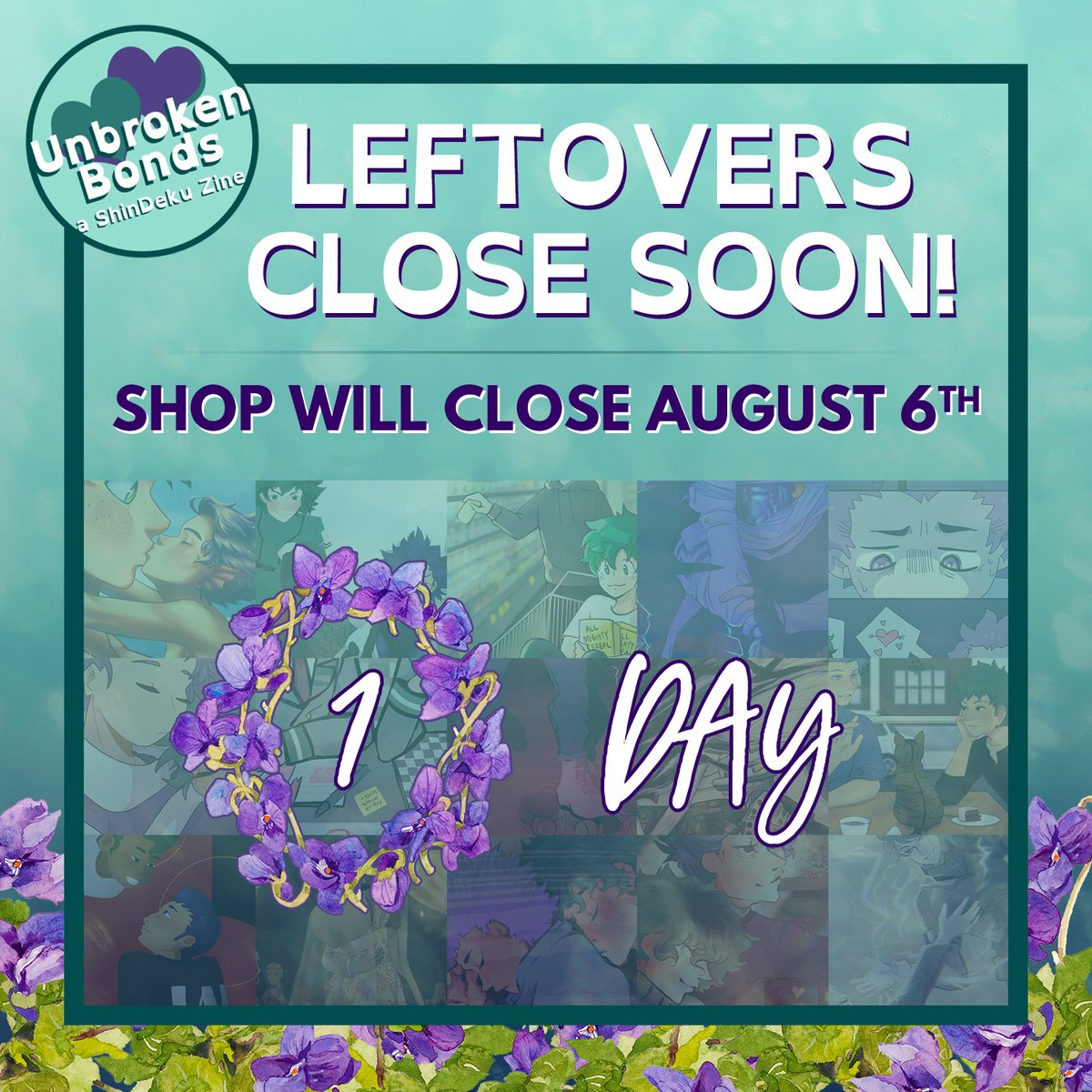 UnbrokenBondsZi's tweet photo. 💜1 Day Left💚
Today's the last day! Don't miss your final chance!
https://t.co/VcfVPQuoiZ https://t.co/NRAnW4awZi