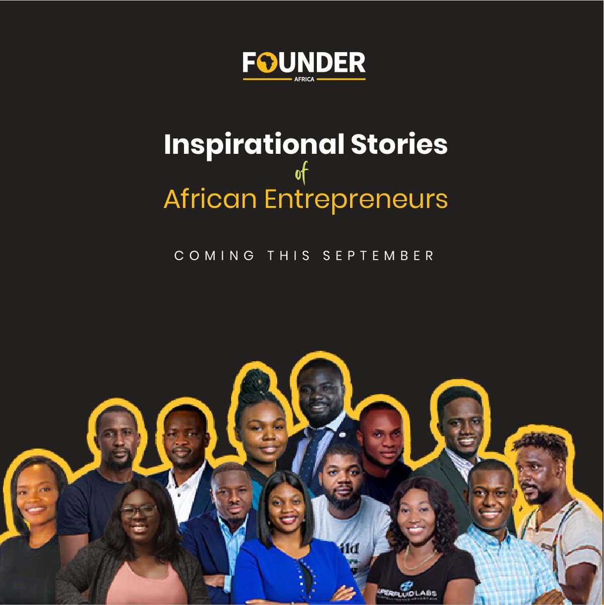 FounderAfrica's tweet photo. Founder Africa (FA) is coming 🚀 🗣 🔊

We have exclusive interviews with some of the brightest African entrepreneurs/investors: @hildamoraa @OdunEweniyi @tomisuave @TomiDee @kola_aina, Iyin Aboyeji and many more taking giant leaps to drive the continent’s economic growth story. https://t.co/mwSGenb3pJ