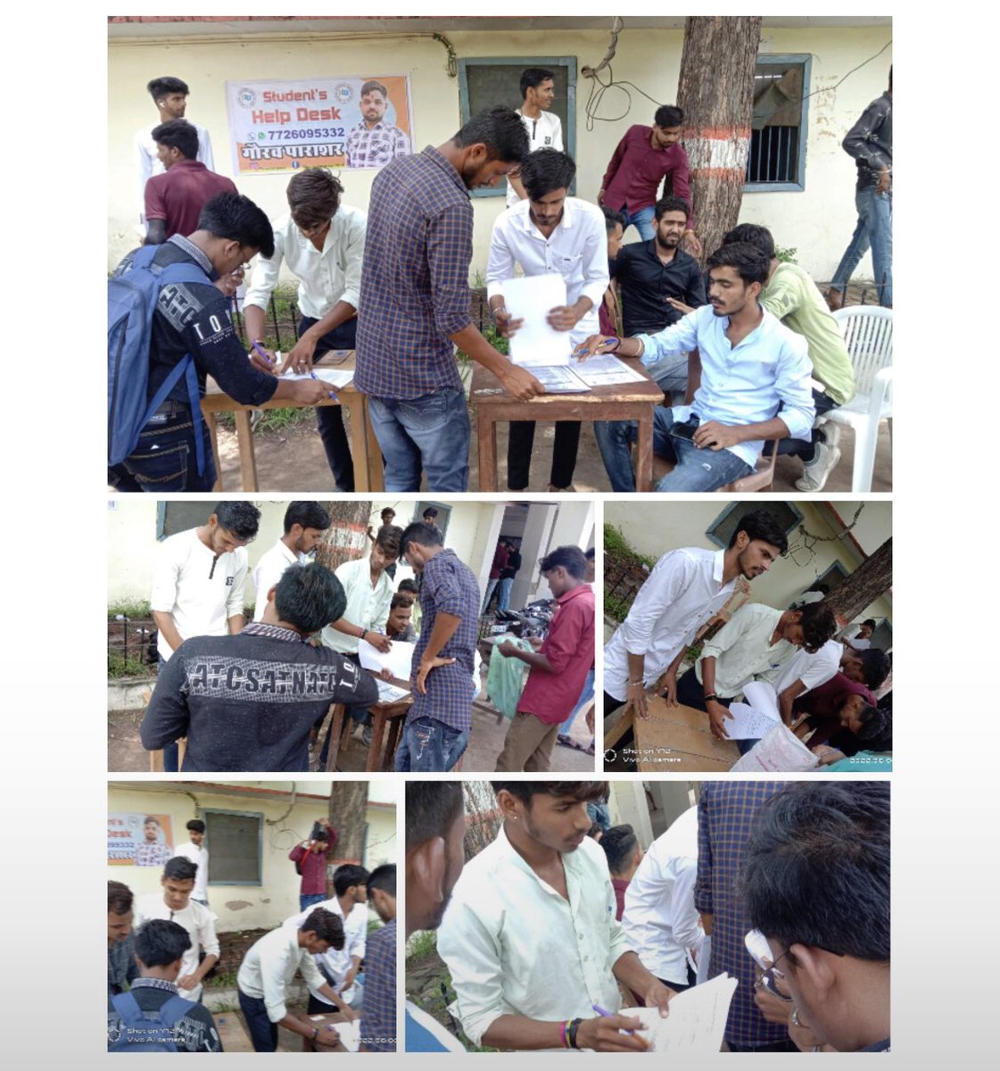 MrTather's tweet photo. Help desk for the new students #nsui #kekri #day2 #workdhard #youth  
@RaghusharmaINC   ji @SagarsAjmer ji https://t.co/Vm8PXJWUzv