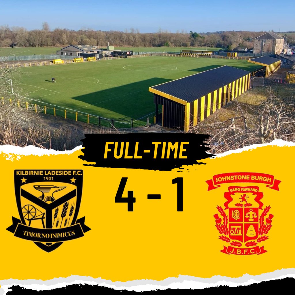 Full time here and we take all three points goals from Slick Scully x2 and Dallas🐝🐝