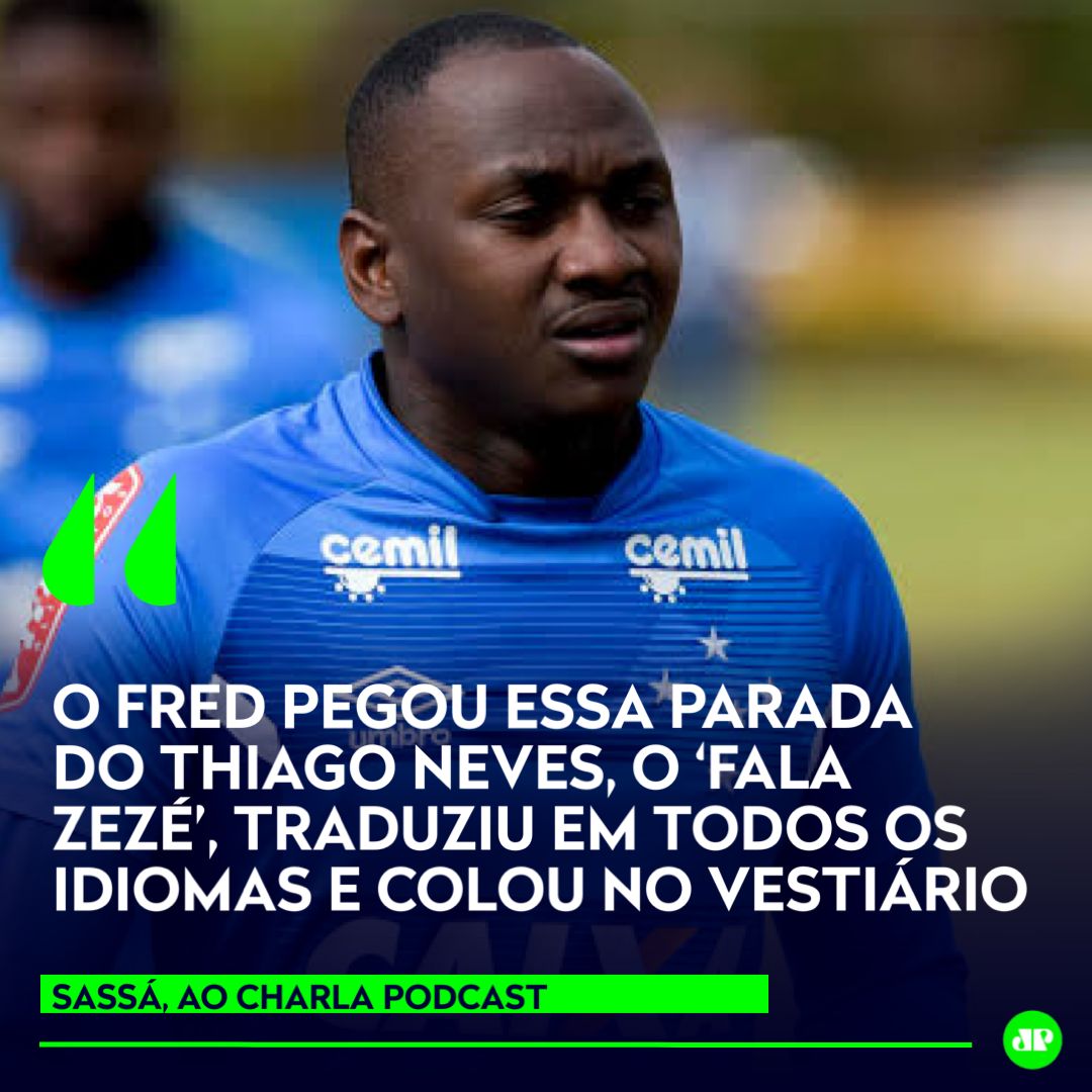 😂😂 QUE RESENHA!

Em entrevista ao Charla Podcast, o atacante Sassá, ex-Cruzeiro, revelou uma brincadeira de bastidor do ex-jogador Fred com Thiago Neves, após a polêmica do áudio vazado do meia enviado ao dirigente Zezé Perrella. 

👉 Siga a <a href="/JovemPanEsporte/">Jovem Pan Esportes</a> 

#Cruzeiro #Sassa