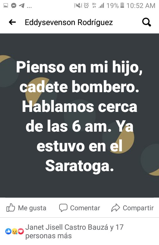 eddysevenson's tweet photo. Dos de sus jefes, condecorados recientemente x el presidente @DiazCanelB fueron trasladados a La Habana con graves quemaduras. Mi chama presto, desconoce él mi corazón apretado.
#FuerzaMatanzas https://t.co/WYbXVGWvhJ