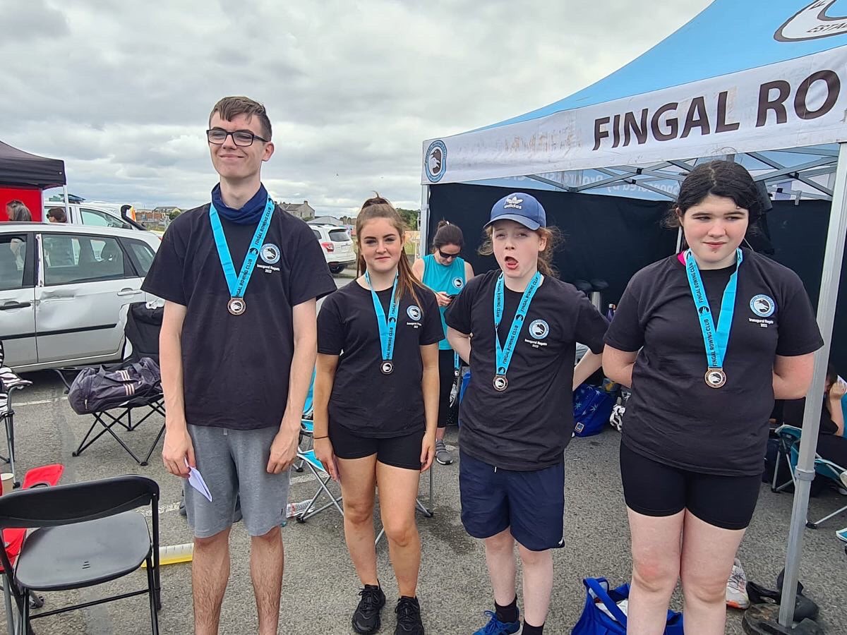 89thBremore's tweet photo. Well done to Darragh, Jayden, Jethro, and Katie who came 3rd in their first ever rowing regatta in #Balbriggan today. It was a brilliant event hosted by @FingalRowing. We were delighted to be able to participate and are already looking forward to next year. #rowing #scoutsie https://t.co/OMqPL4tncb