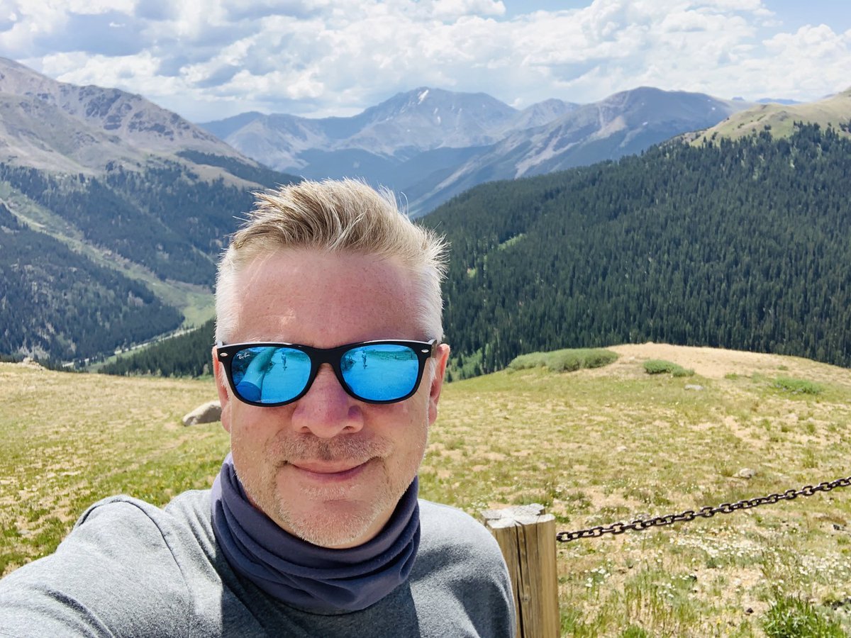 ⁦<a href="/talkSPORTLive/">talkSPORT International</a>⁩ Enjoying a great hike in the Colorado Rockies listening to the opening weekend of the Premier League! Glad to hear you commentary again boys! #YNWA