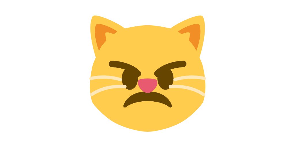 Emoji Mashup Bot 🫡 on X: 😫 tired + 😾 angry-cat =   / X