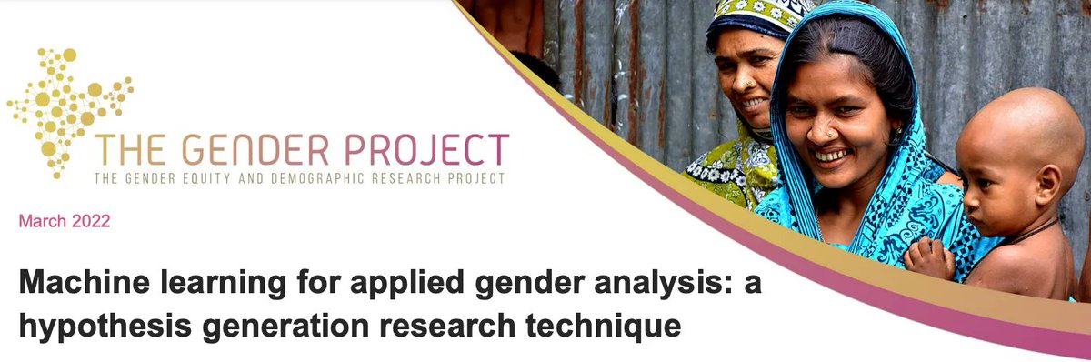 GEH_UCSD's tweet image. How can machine learning help us understand gender inequities? Find out more with the #GENDERProject’s new research brief! buff.ly/3JQpxq1 @IIPSMumbai @YaminiYaminina @AnitaRajUCSD @MallikaDehingia