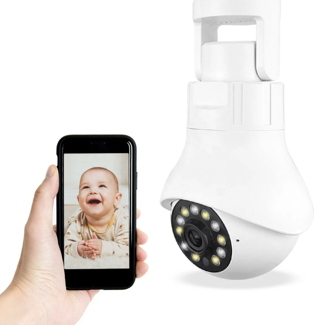 bayindirelk's tweet photo. ULTRATEKNO Ampul Kamera 1080P Wifi Güvenlik Kamera Sistemi Gece Görüş Alarm Otomatik Takip 360 Derece Gözetleme Kamerası #kamera #camera #güvenlikkamerası #yoosee #ampul #ampulkamera #ankara #izmir #istanbul #kocaeli #sirkeci #eminönü #tahtakale #besiktas #ortaköy #başakşehir https://t.co/RnakfJuEIb