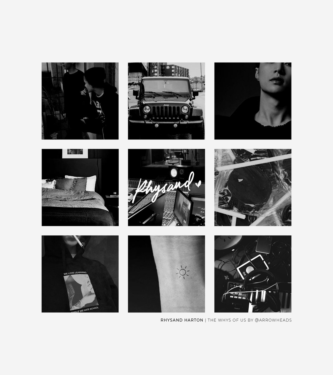 andrhysand's tweet photo. 🚬┊The Whys of Us aesthetics/moodboard ‧₊˚✩彡. 

↳ Andy &amp; Rhys 💛
↳ @arrowheadswp #twou

🔗 https://t.co/2t74eP3Abd https://t.co/ijE0tbyMwK