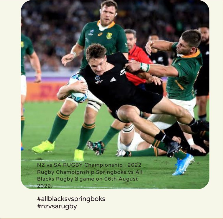 All Blacks v Springboks rugby: Kick-off time, live streaming, how to watch in NZ, teams - all you need to know. #AllBlacksvsSpringboks #RugbyChampionship

🔗 STREAM LINK>> cutt.ly/iZHfkpa