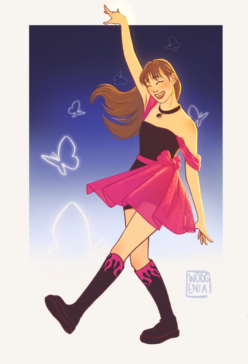 Wodgenia_'s tweet photo. Let's put back things in order : 
Loona is Twelve 

#loonafanart #chuu 🐧🧡 https://t.co/4CJxzsP8ZG