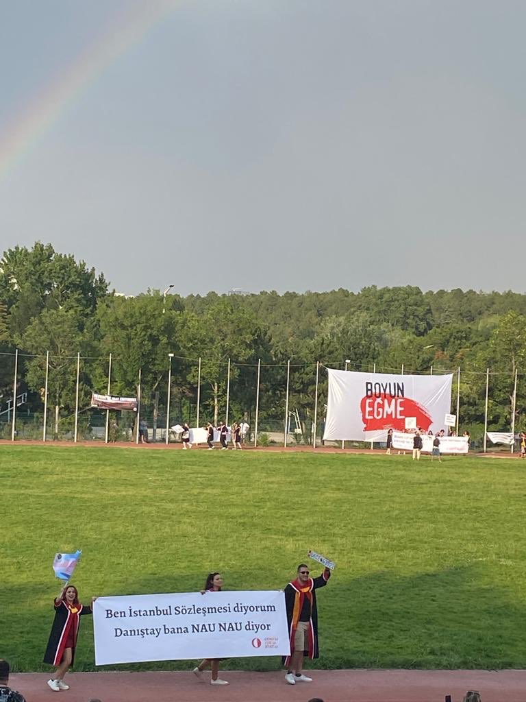 İstanbul Sözleşmesi bizimdir, #odtumezuniyetininyeridevrimdir