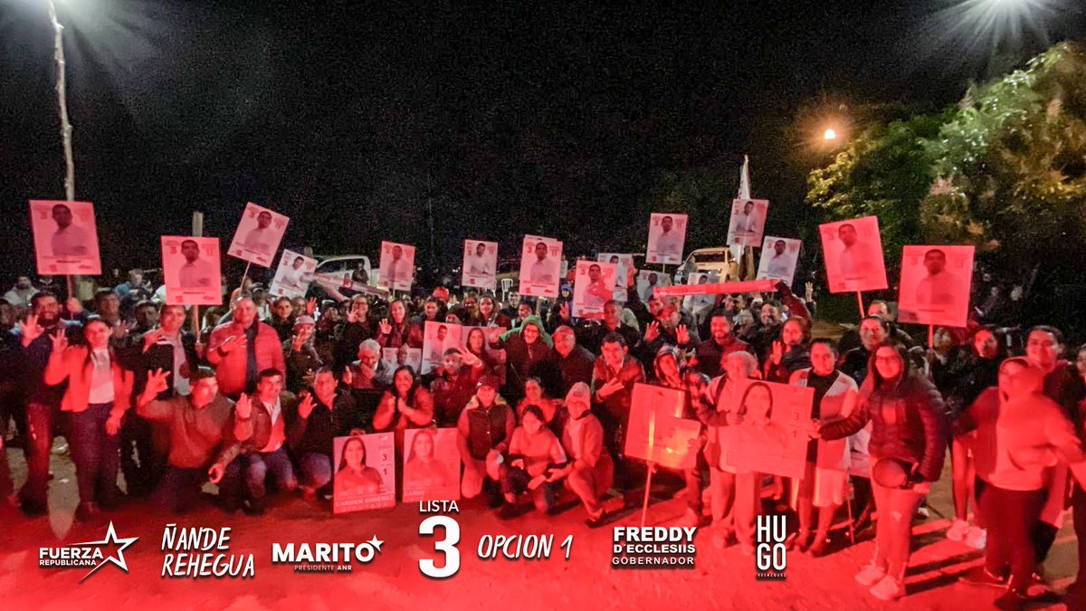 CarmenGimenezO's tweet photo. ¡Gracias Luz Bella!
#HugoPresidente
#MaritoANR
#FreddyGobernador
#CarmenDiputada
#ZunyBorjaMiembroTitularAnrNacional20
#CORAZÓNGIGANTE❤️ https://t.co/cd8dxEWLy5