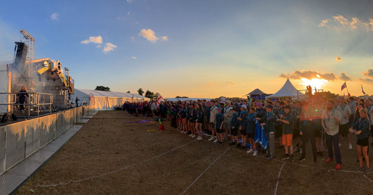 Chamboree's tweet image. As the sun set over the Chamboree 2022 closing ceremony last night, we want to say thank you to everyone who played their part in making #chamboree so incredible - from all the participants to leaders to IST, Chamboree wouldn’t have been the same without you!

See you in 2026!