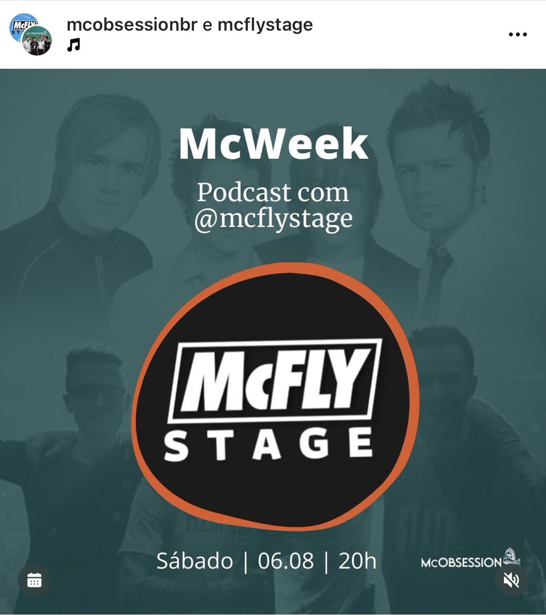 ifyouseebella's tweet photo. Oiê, lembrando que hoje às 20h tem Pod #McCast no Space da @mcflystage com o @McObsession 💚
Venham comemorar os 19 anos do McFly com a gente e compartilhar seus melhores momentos com a banda!
#19YEARSOFMCFLY https://t.co/bFxob3UFdd