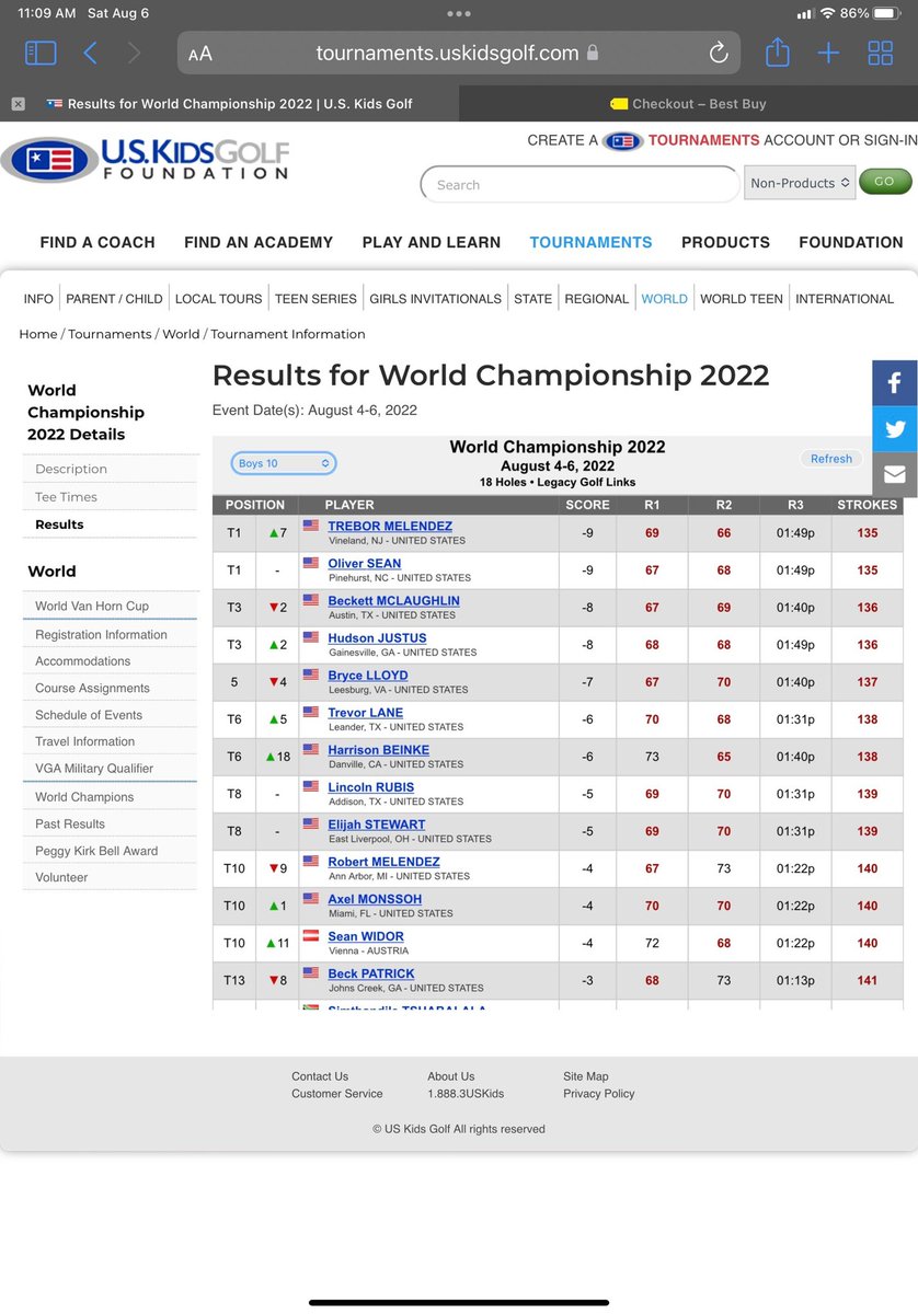 Chris Riley (@chrisriley__) on Twitter photo GATA Hudson Justus and go get your third straight World Golf title <a href="/homeofusagolf/">Pinehurst, Southern Pines, Aberdeen Area CVB</a> GATA Hudson Justus and go get your third straight World Golf title <a href="/homeofusagolf/">Pinehurst, Southern Pines, Aberdeen Area CVB</a>