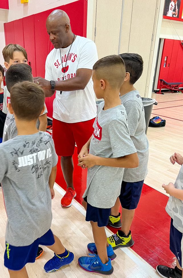 Successful two weeks of camp. Looking forward to working with more future Johnnies next year 🗓🔥 #WeareNewYorksTeam 🔴⛈