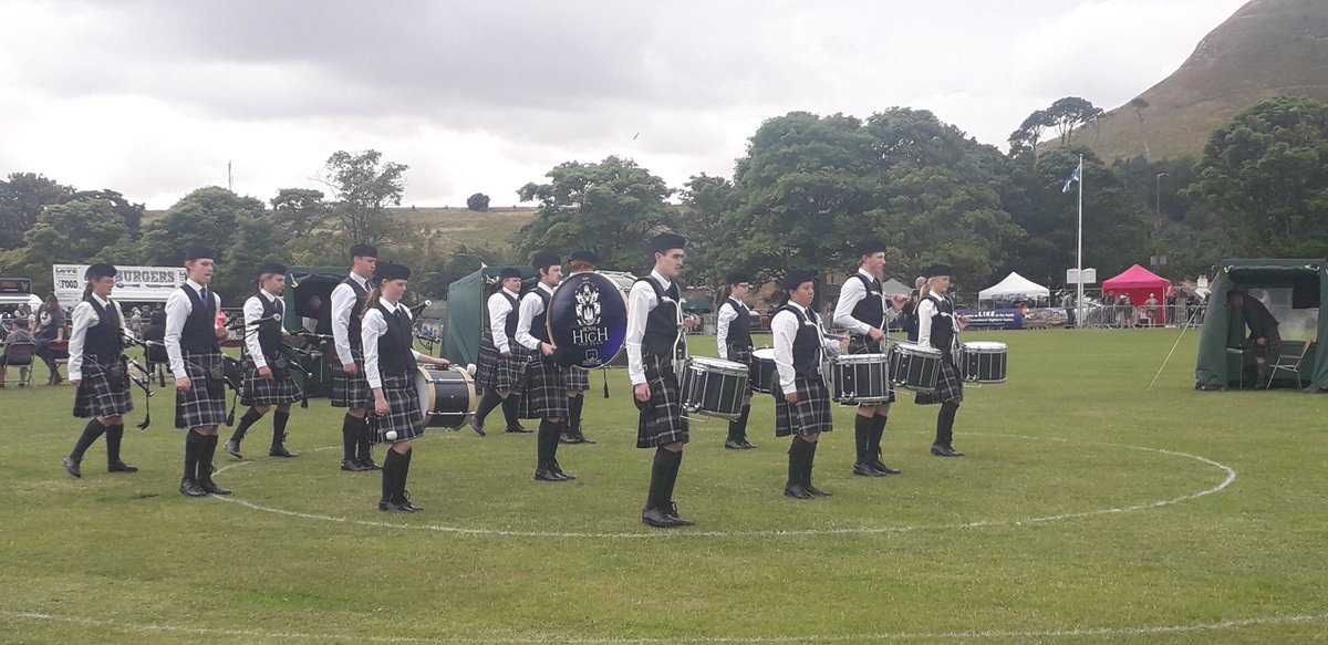 Another trip for the band! North Berwick and the Highland Ganes this week!
