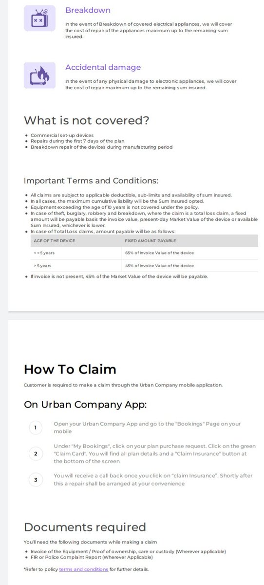 hvnk's tweet photo. The Uc app does not allow any warranty claim as per the @ACKOIndia policy document.
See attached screenshot for details before contacting us https://t.co/3atgfRjIil