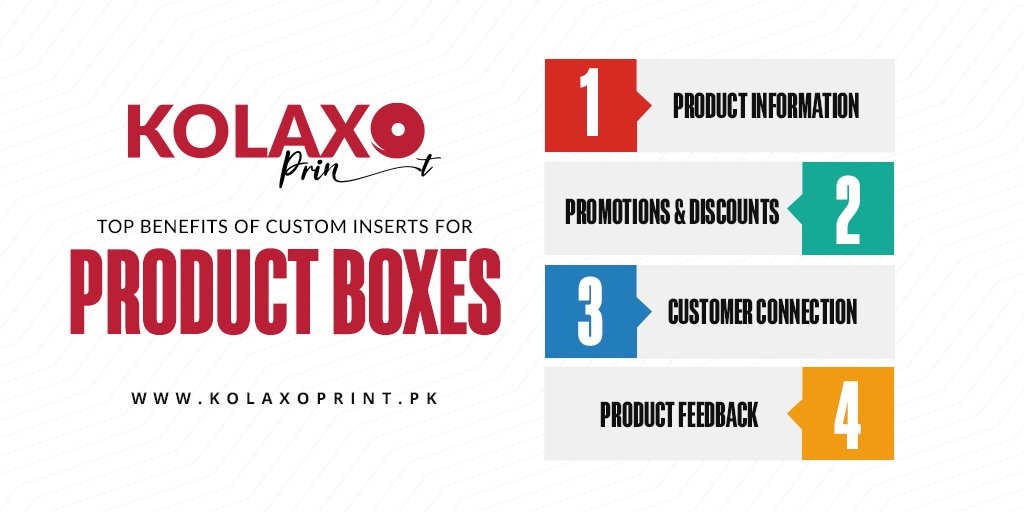 kolaxo_print's tweet image. Top Benefits of Custom Inserts for Product Boxes:


1. Product Information

2. Promotions &amp;amp; Discounts

3. Customer Connection

4. Product Feedback

.



.



.


#custominsertboxes #insertboxes #insertpackaging #productboxes #customboxes #custompackaging #kolaxoprint